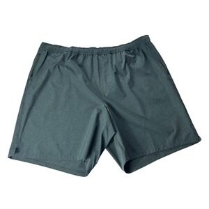 DSG Mens 8 Inch Agility Short XXL Dark Green Heather Athletic Fit NWT NEW